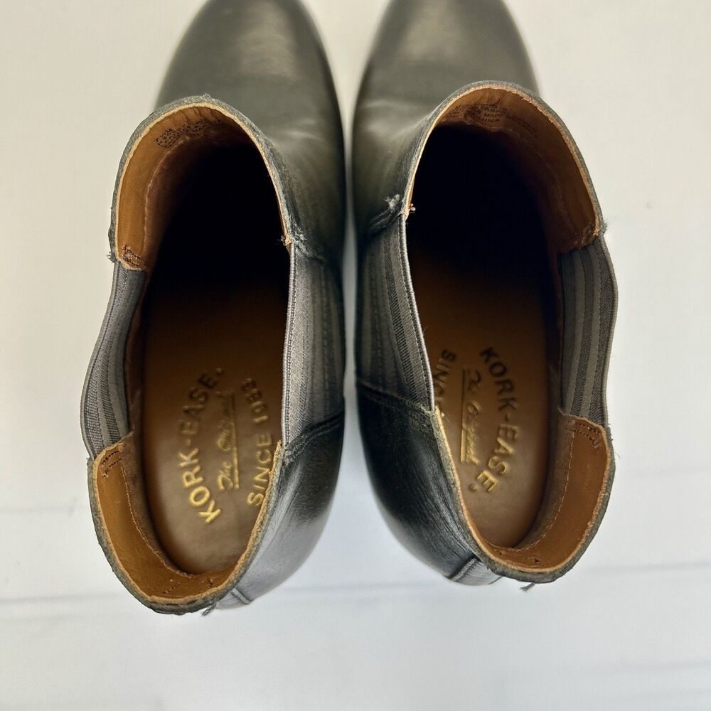Kork Ease Shirome Chelsea Bootie Womens Size 7.5 M Slate Gray Leather Ankle Boot - Picture 5 of 7